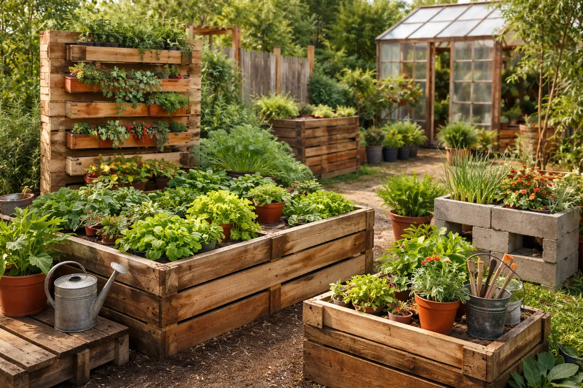 Comment créer un espace de jardinage durable avec des matériaux recyclés