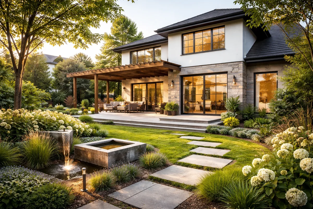 Comment améliorer l'esthétique de sa maison et de son jardin lors d'une rénovation