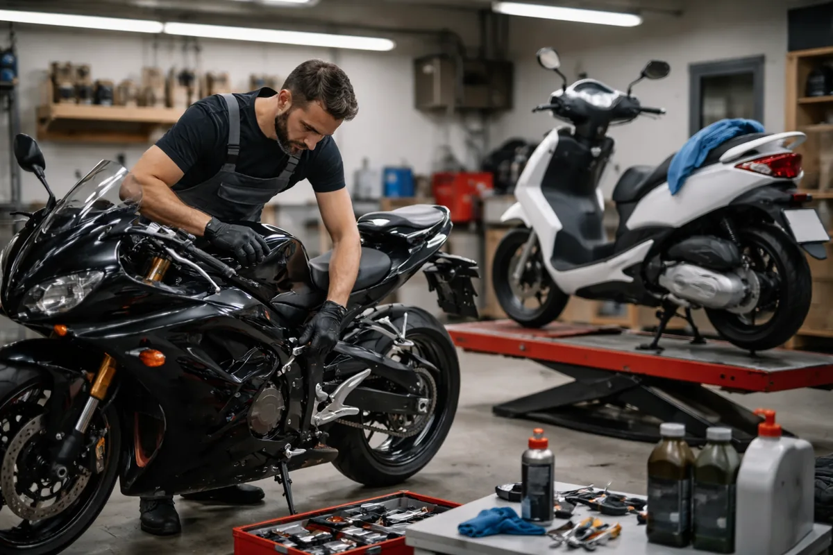 Comment assurer un entretien complet de sa moto et de son scooter